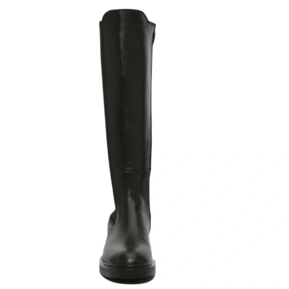 STEVE MADDEN • Black Karsten Riding Blackleat Boot Equestrian Includes Box - Picture 6 of 7